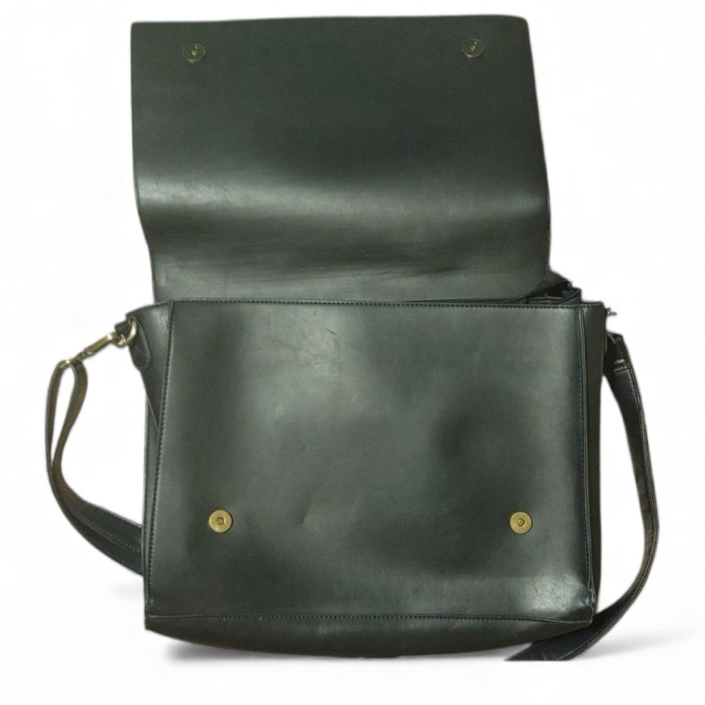 Ecosusi Black Lattice Leather Shoulder Bag With Bow Accent NWOT Padded Handbag